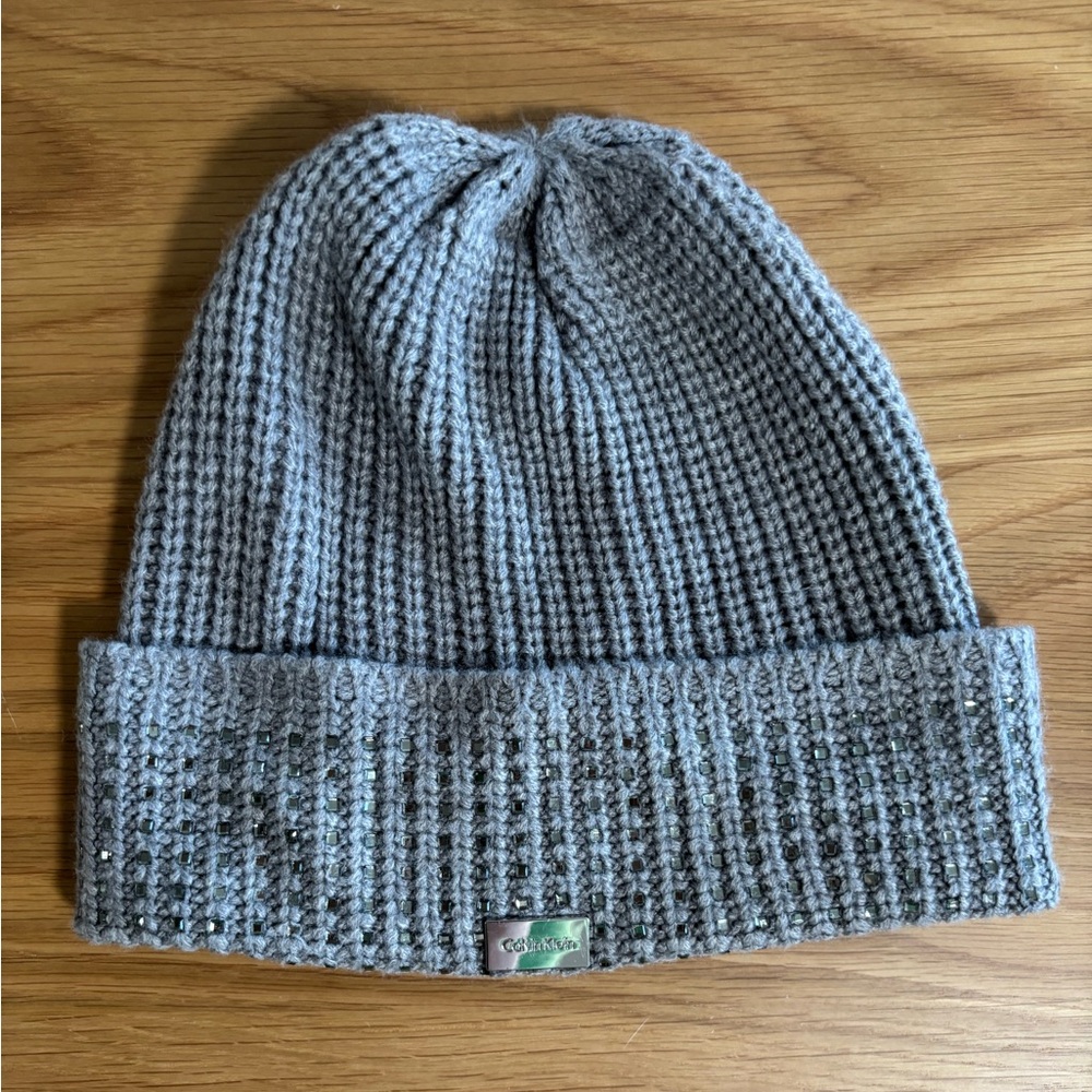 Calvin Klein Bejeweled Beanie